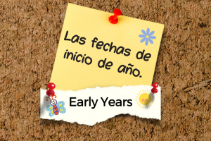 Early Years: información vuelta a clases