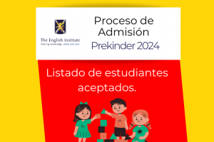 Admisión Prekínder 2024: Finalizado el proceso tras completar todas las matrículas.