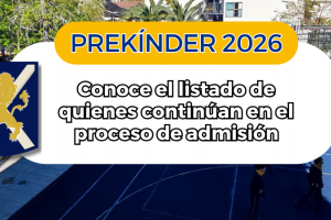 Conoce el listado de postulantes que avanzan en la admisión a Prekínder 2026