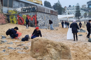 ¡Vamos a limpiar la playa! De salida pedagógica a hito de IV° Medio